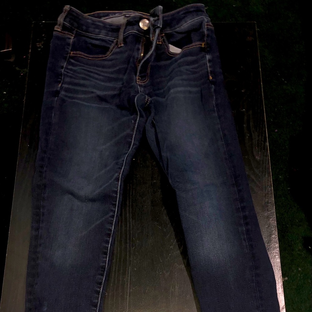 Dark skinny jeggings